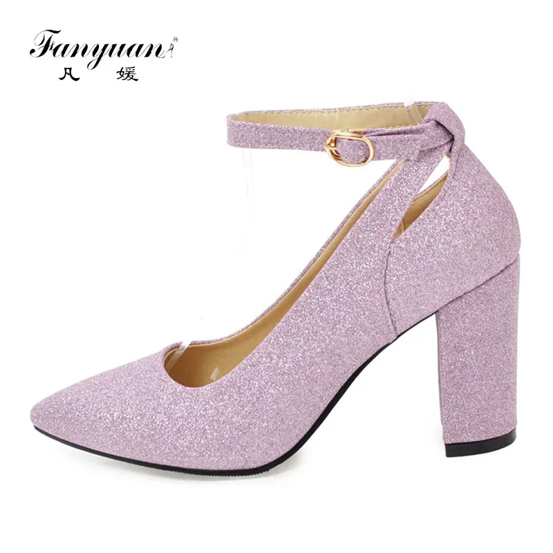 Женские туфли лодочки на высоком каблуке с ремешком щиколотке|glitter high heel shoes|high heels