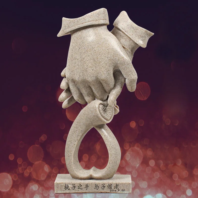 

Creative Resin Office Desktop Art Decoration Crafts Brief Handmade Sculpture Statue for Wedding Gift Furniture Mascot Decor