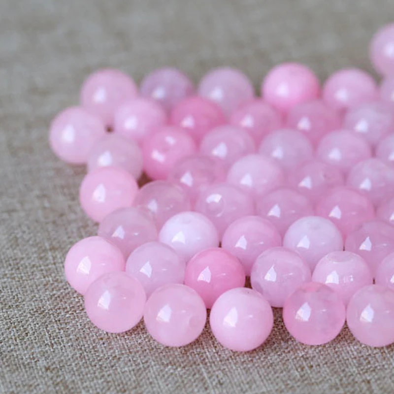 Стеклянные бусы 8 мм амулеты из натурального бисера для рукоделия аксессуары 20