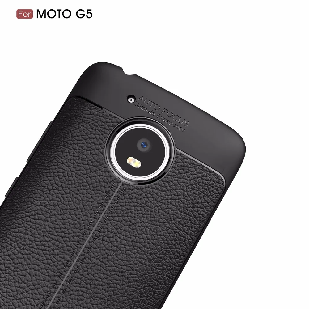 Для Moto G5 чехол из углеродного волокна Мягкий силиконовый чехол для телефона для MOTO g5 Dual SIM XT1676 5,0 дюймов модный противоударный чехол