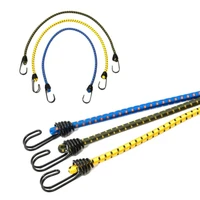 6pcs bungee cord high elasticity rubber tied rope with hooks outdoor tent assembly camping climbing luggage organization