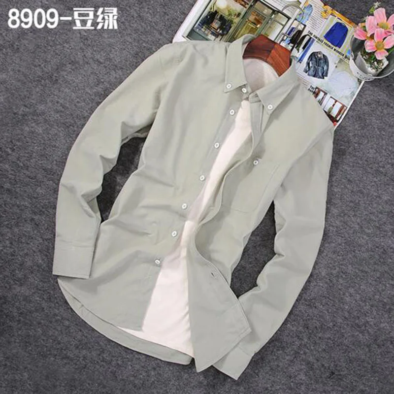 Модные мужские повседневные вельветовые рубашки Camisa, одноцветные однобортные фланелевые теплые зимние Рубашки, Топы, размер M-4XL