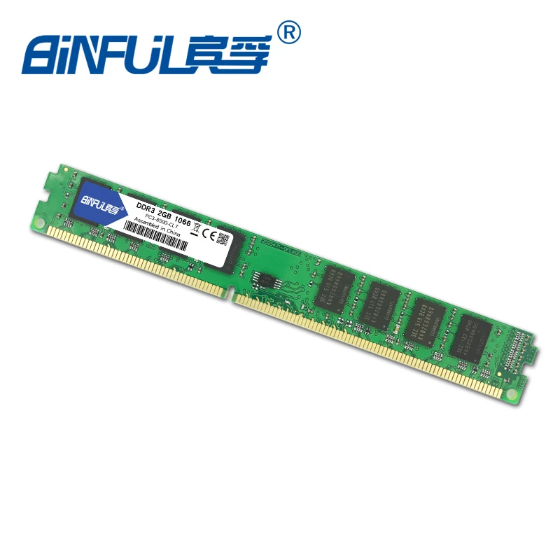 Оперативная память Binful DDR3 2 Гб 1066 МГц Память Ram для настольных ПК совместима с