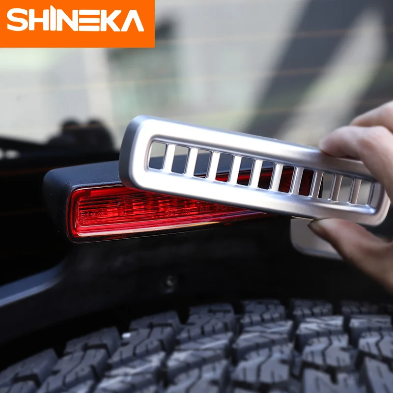 SHINEKA колпачки ламп ABS автомобильные дополнительные наклейки на стоп сигналы