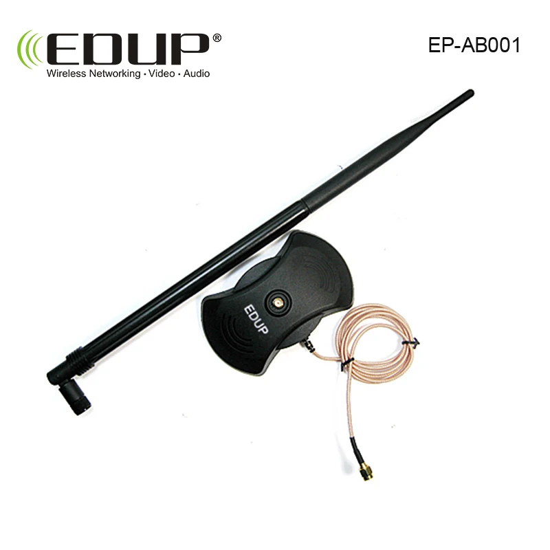 USB Антенна wifi 10dbi EDUP RP-SMA женщин и мужчин 1 0 м Магнитные Расширение Кабель