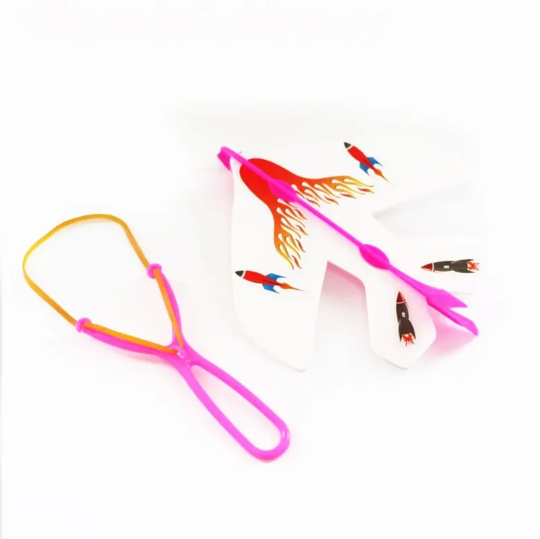 Рогатка реактивный свет самолет детская головоломка катапульта Летающий