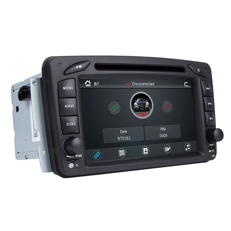 Автомобильный DVD-плеер Josmile 2 Din для W203 Mercedes Benz Vito W639 W168 Vaneo Clk W209 W210 M/ML