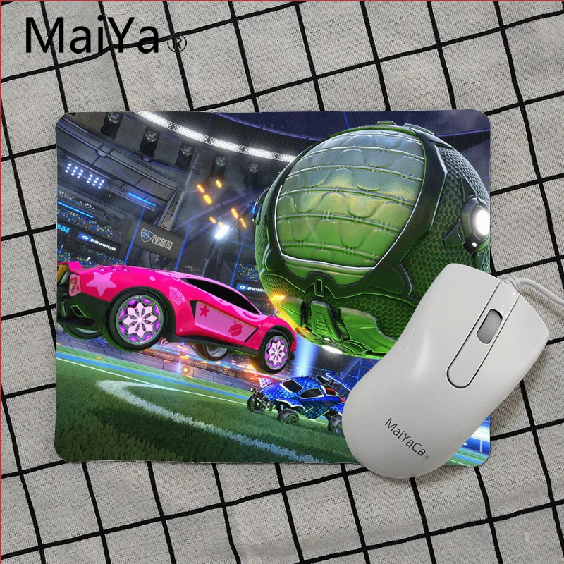 No Lock Edge18x22cm Maiya высокое качество Rocket League красивый коврик для мышки в стиле аниме Гладкий коврик для письма настольные компьютеры мат игровой коврик для мыши - Цвет: No Lock Edge18x22cm