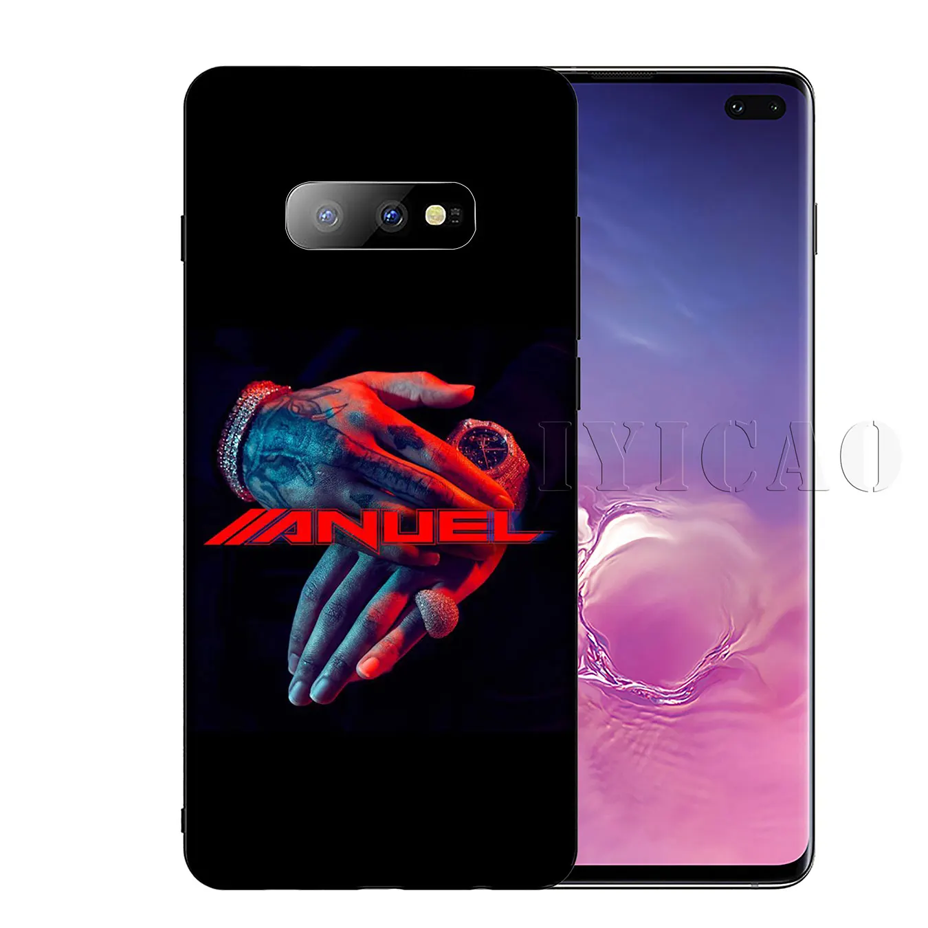 IYICAO Anuel AA Soft Silicone Phone Case for Samsung Galaxy S20 Ultra S10 Lite S9 S8 Plus S6 S7 Edge S10e Cover |
