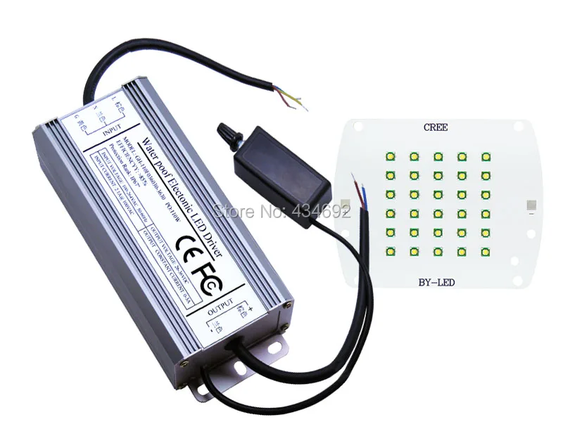 100 Вт Cree XP E XPE R3 белый светодиодный светильник высокой мощности + приглушаемый