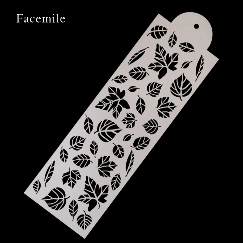 1 шт. листья помадка торт трафаретная форма границы кружева декор глазурь