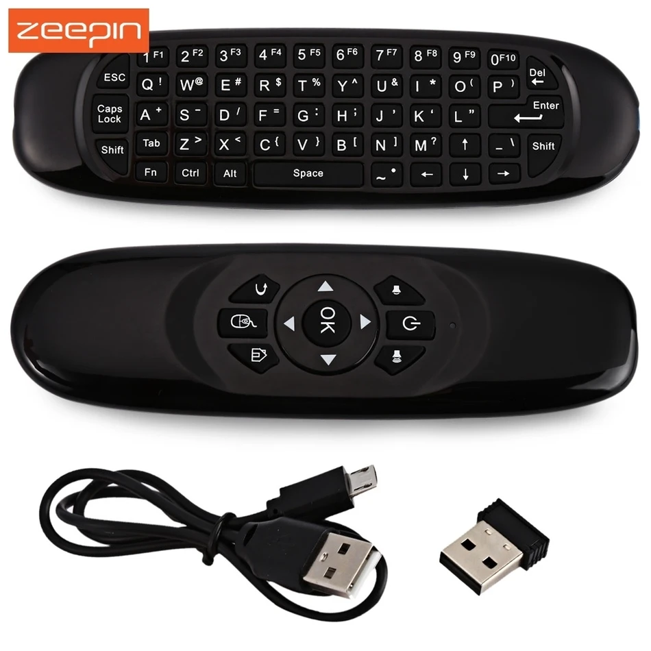 Zeepin TK668 C120 Fly Air Мышь Беспроводной ТВ Box Клавиатура 2.4 г Перезаряжаемые пульт