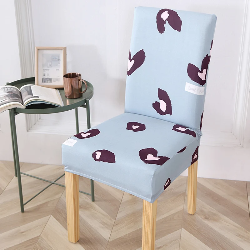 Красный лист шаблон чехол для кресла спандекс кухня Slipcover Съемный Анти-грязный
