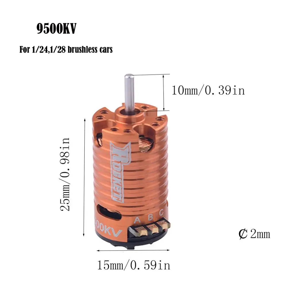 SURPASS HOBBY 1410 9500KV Бесконтактный бесщеточный мотор для 1/24 1/28 MINI Z RC автомобиля|Детали