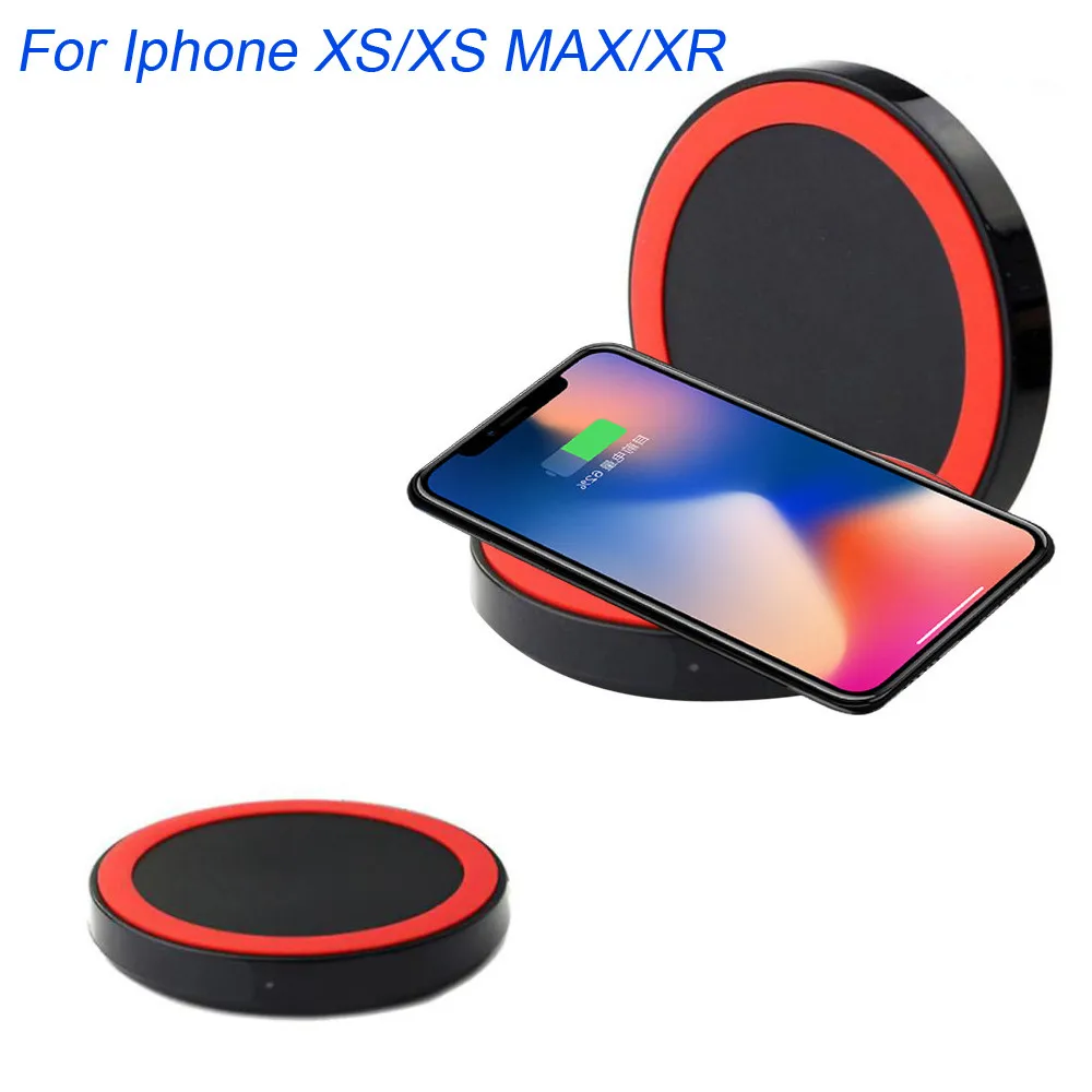 Портативное ультратонкое Беспроводное зарядное устройство Qi для iPhone XS/XS