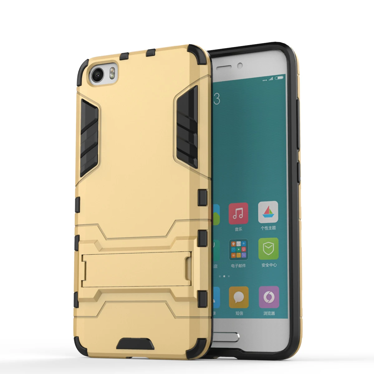 Gold Для xiaomi mi5 чехол для xiaomi mi 5 Чехол-бампер 2 в 1 Броня противоударный чехол для xiaomi mi 5 5,0 чехол для xiaomi mi5 - Цвет: Gold