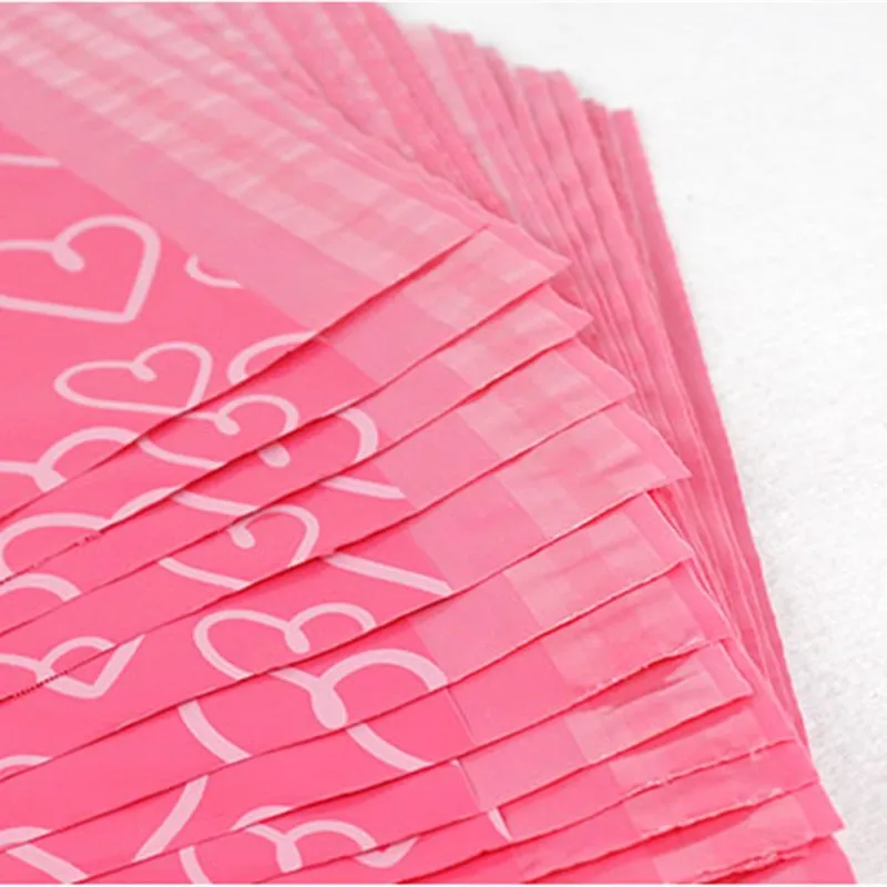 Водонепроницаемая Курьерская сумка в форме сердца 10 шт./лот|Сумки для вещей| |