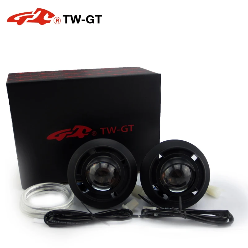 TW-GT автомобильный Стайлинг 2,5 дюймов hid bi xenon противотуманная Лампа проектор Объектив Точечный светильник foglamp H11 для TOYOTA HAICE Highlander II 2010-2013