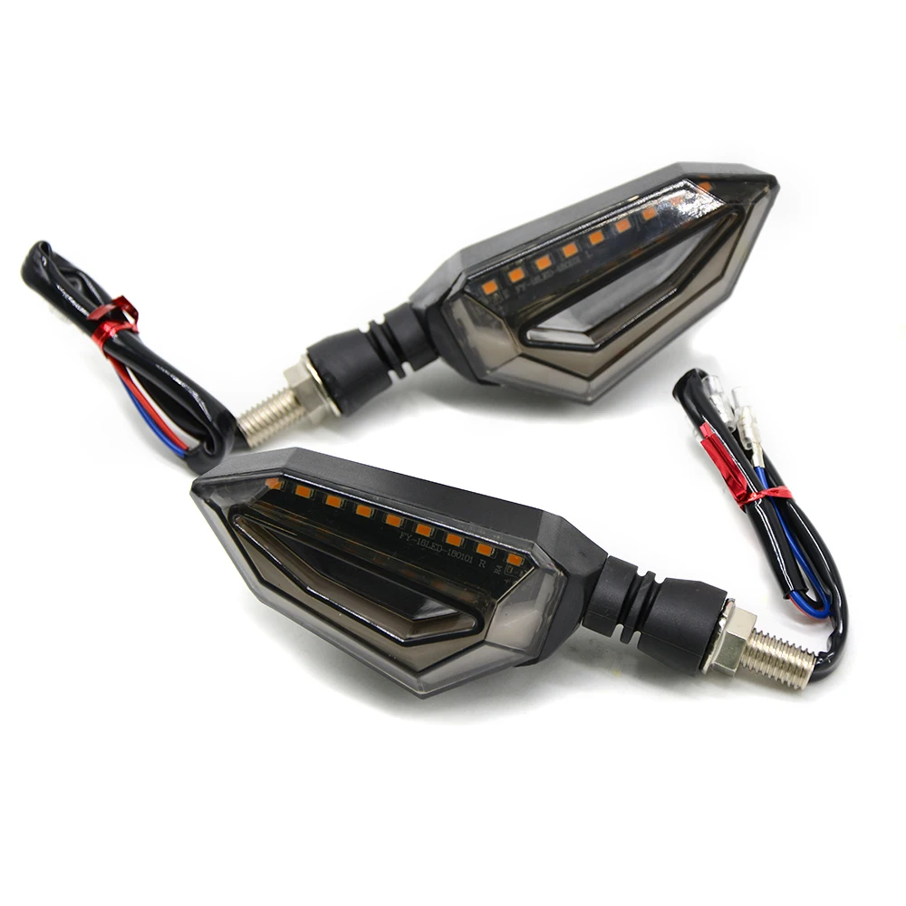 Universal Motorcycle 12 LED Turn Signal Lights Blinker Front Rear For Kawasaki Ninja ZX-6R ZX-7R ZX-9R Honda NC14 NC17 19 |