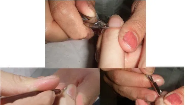 3 шт./setNail Art из нержавеющей стали маникюр кутикула кусачки solingen Ложка Толкатель резак Кусачки пилка для ногтей маникюрный Триммер Инструмент