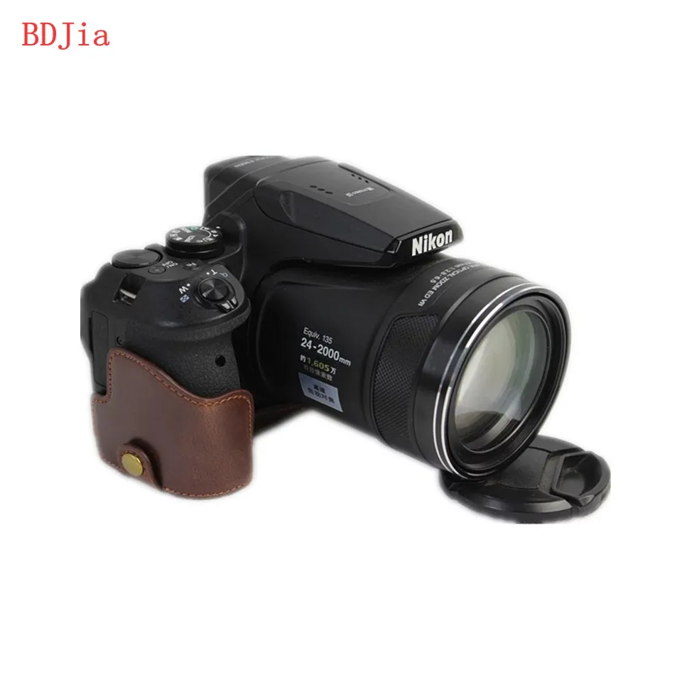 Новинка чехол для камеры Nikon P900 P900s комплект из искусственной кожи с крышкой и
