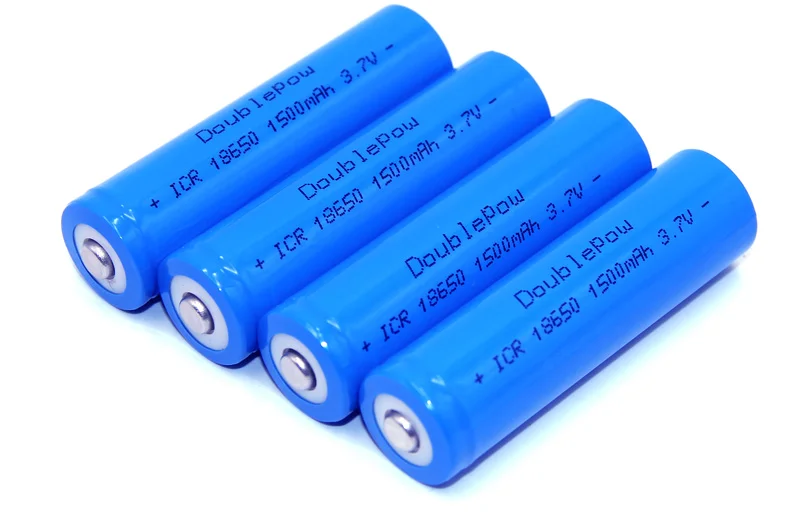 4 шт./лот,, горячая Распродажа, doulepow DP-18650, 3,7 мА, 18650 в, литий-ионная аккумуляторная батарея, высокая емкость для фонарика - Цвет: 3.7V18650 1500 x4pcs