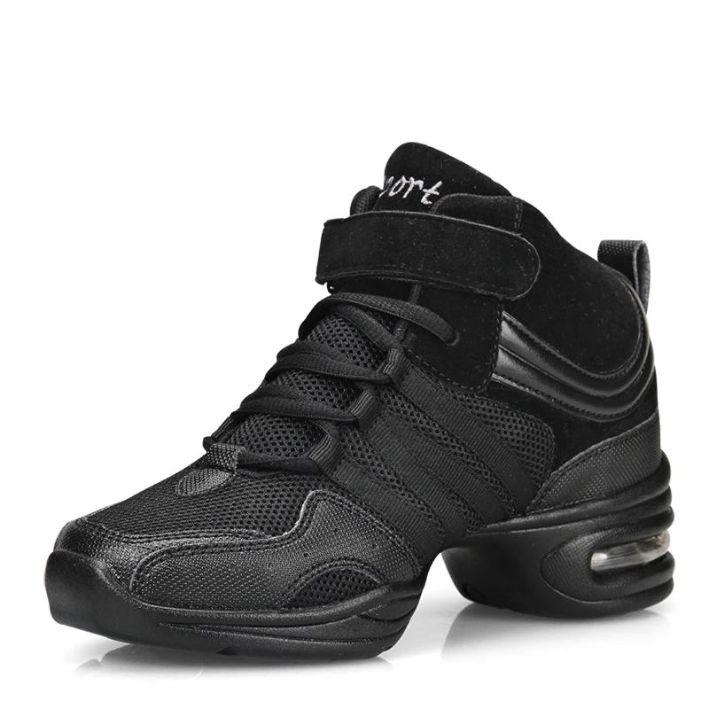 Женские кожаные кроссовки квадратная сетчатая спортивная обувь для танцев в