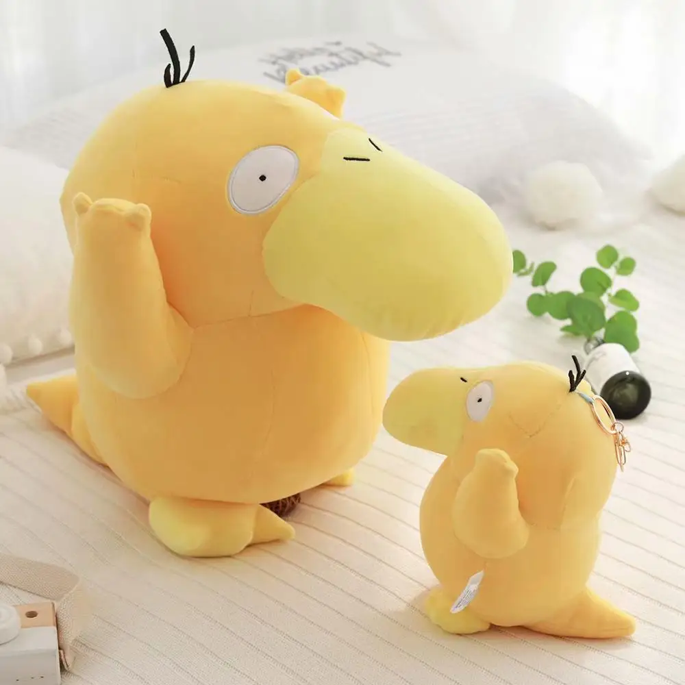 Супер мягкие игрушки Psyduck плюшевые аниме желтая утка кукла Пикачу друг милая с