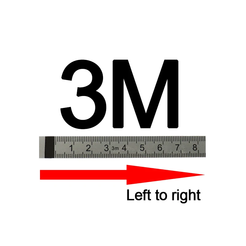 3M-LTR Метрическая Торцовочная Т-образная рулетка 1 м-5 м самоклеящаяся шкала из нержавеющей стали линейка для трекового маршрутизатора Настольная пила столярные инструменты - Цвет: 3M-LTR
