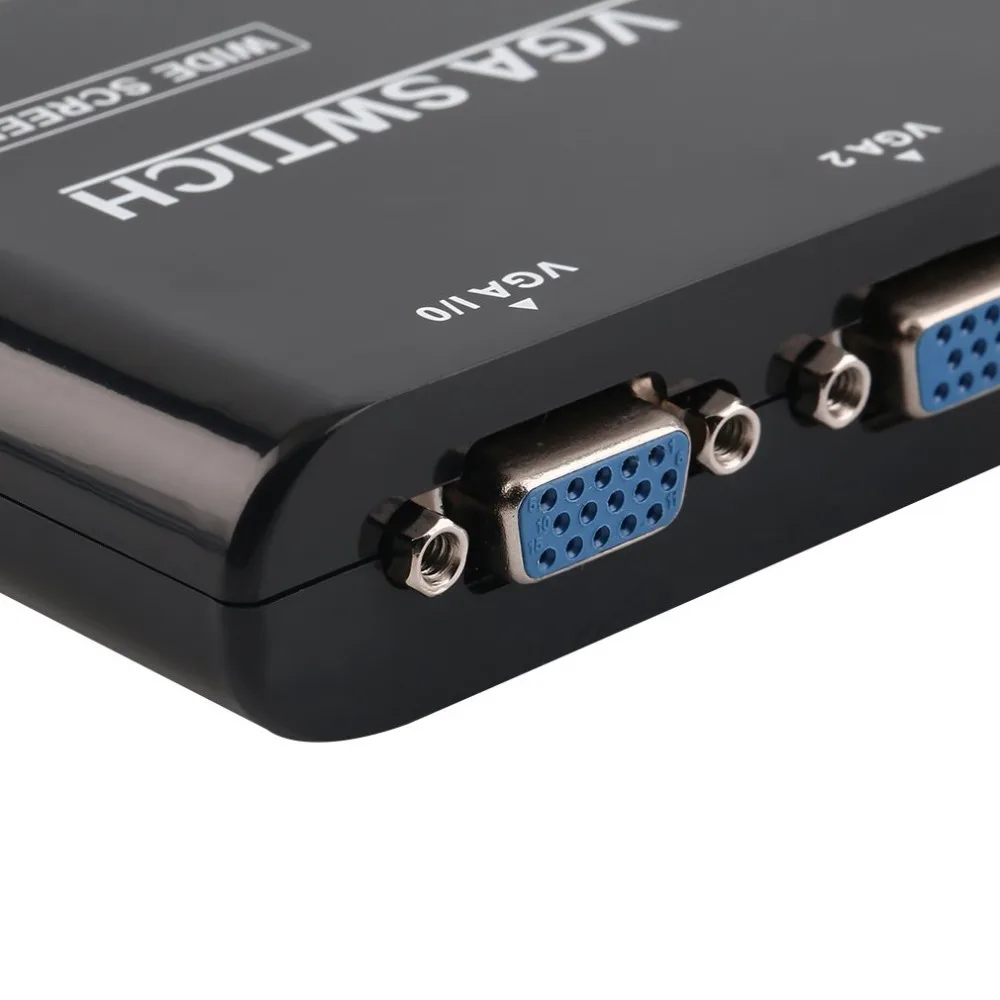 Мини переключатель kebidumei с 2 портами VGA VGA/SVGA ручным общим доступом выходом в 1 для