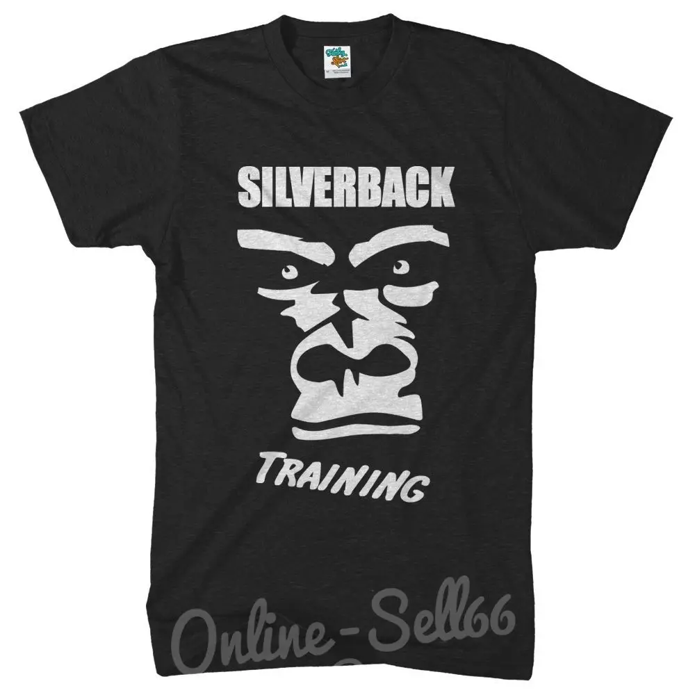 Silverback тренировочная Футболка мужская для спортзала Gorilla смешной поезд мышцы Топ