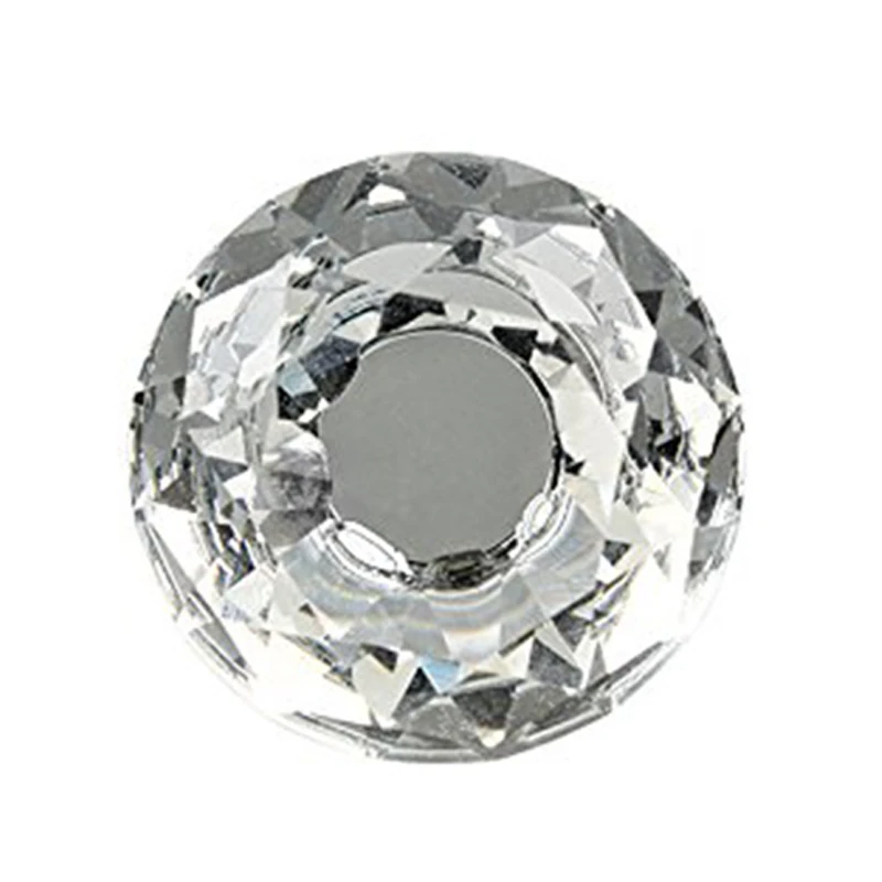 Качественные 25 шт стеклянные ручки для выдвижных ящиков с кристаллами