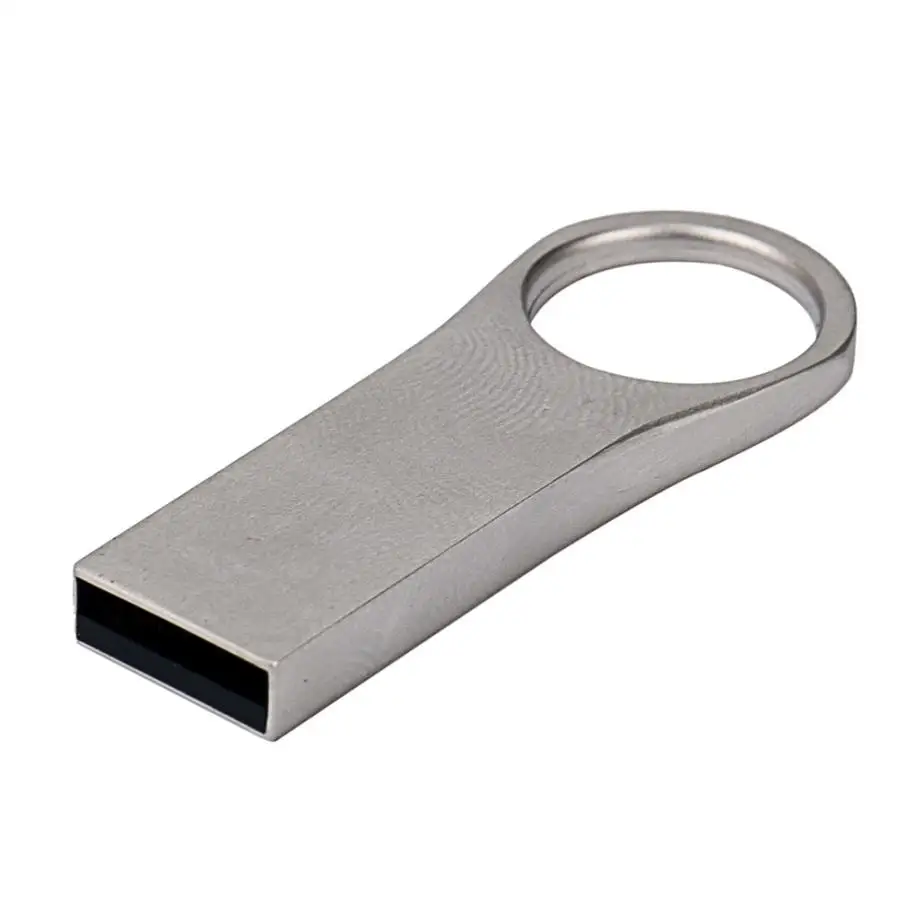 Металлический USB 2 0 Водонепроницаемый флеш накопитель карта памяти u диск круг