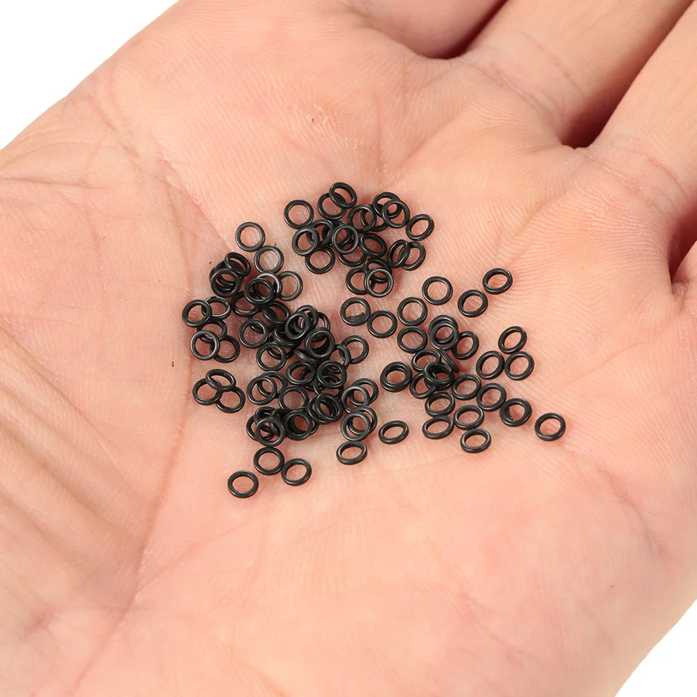 100 шт. круглая установка кольца с резьбой для Бойла приманки ловли карпа буровые