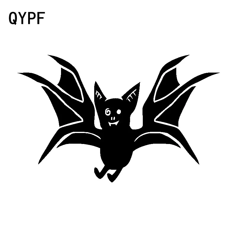 QYPF 16 9 см * 10 7 машущие крылья прекрасного Хэллоуина аниме летучие мыши прозрачная