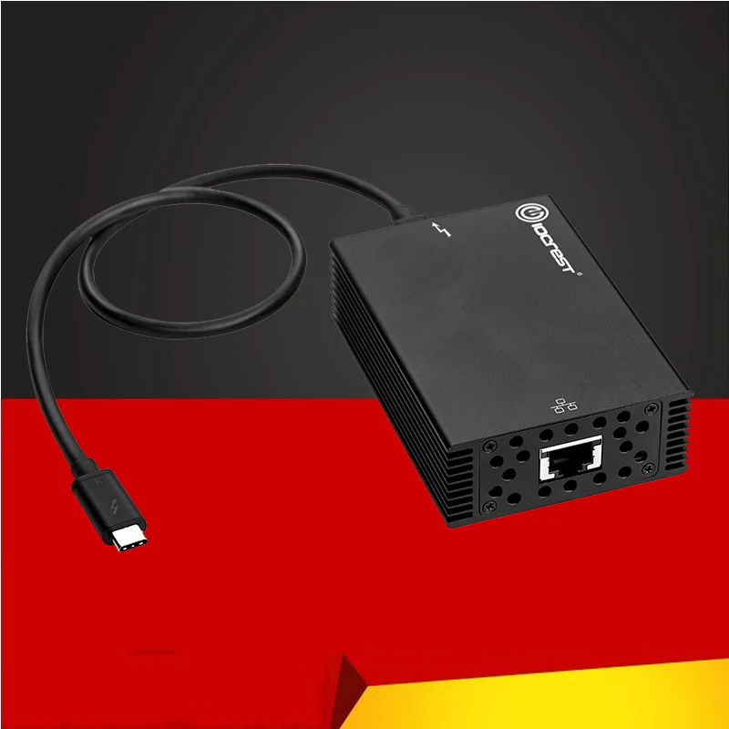 USB C Ethernet адаптер USB3.1 Type Thunderbolt 3 сетевая карта к RJ45 Lan Intel чипсет 10 гигабитный для ОС