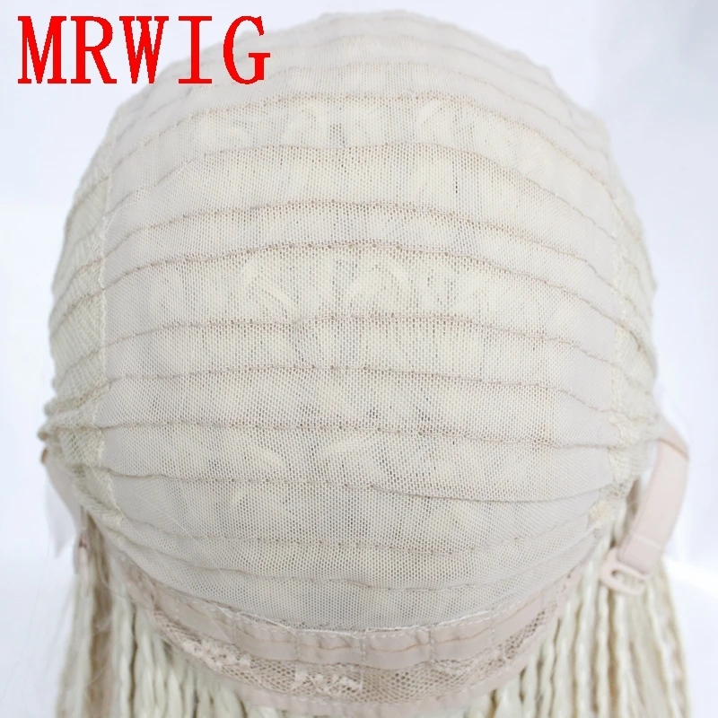 MRWIG Серебряный серый Омбре синий средняя часть синтетический парик фронта шнурка