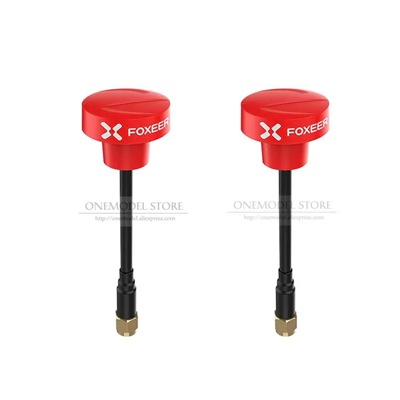 SMA Red 68mm 2PCS 1 шт. или 2 шт. FOXEER Pagoda PRO 5,8G SMA/RP-SMA/UFL/MMCX антенна RHCP FPV для гоночного дрона радиоуправляемая модель совместима с ClearTX - Цвет: SMA Red 68mm 2PCS