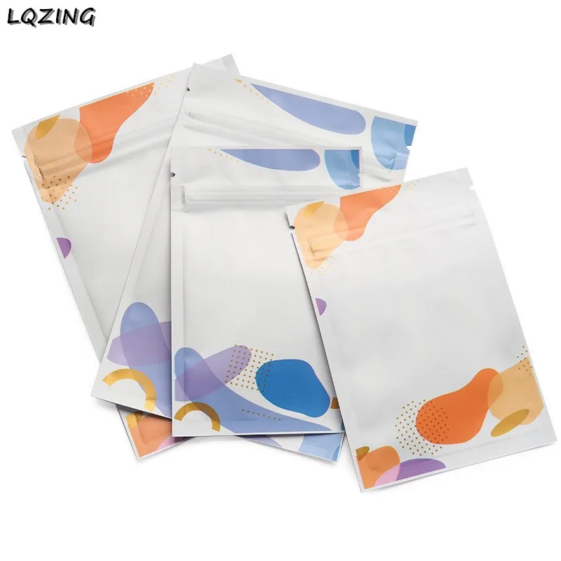 

8*12cm/10*15cm Aluminized Zip lock Bags Pouches,Colored Foil Zip lock Bags Facial mask, Aluminum Foil Bags For Tea Packaging