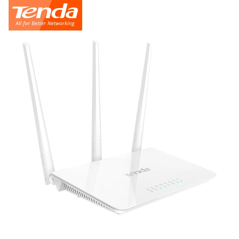 WiFi Tenda F3 беспроводной маршрутизатор 300Mpbs 3* Антенна 200 квадратных метров сигнал покрытия беспроводной маршрутизатор английская прошивка