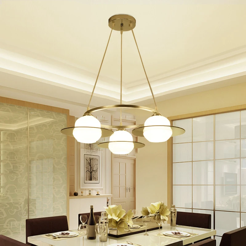 Светодиодная Современная Минималистичная Люстра для столовой креативные лампы