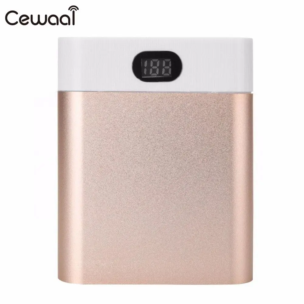 Cewaal power Bank чехол, зарядное устройство для мобильного телефона, планшета, 2.1A источник питания, 18650 аккумулятор, сделай сам, внешний аккумулятор, чехол, двойной USB комплект, высокое качество