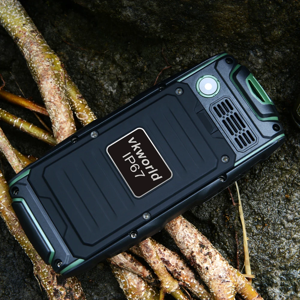 VKworld Stone V3 2.4'' Waterproof Phone IP67 Dustproof Shockproof Dual Sim Card Mobile 5200Mah Battery Russian Keyboard | Мобильные