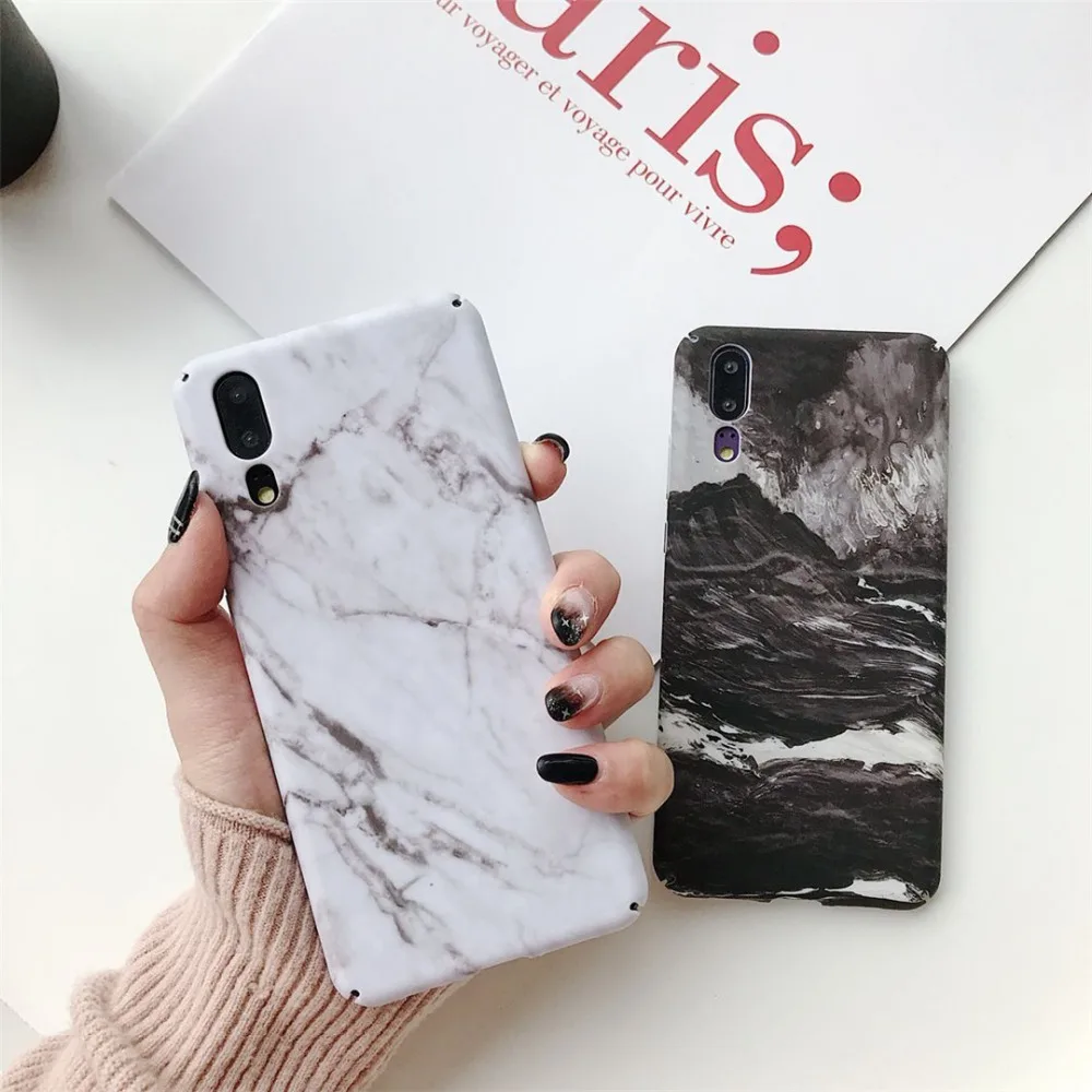 Мраморный чехол для xiaomi mi 8 mi8 Lite mi 9 mi9, чехол для ПК redmi note 7 xaomi xiomi xiami Stone, чехол для телефона Xiaomi Play Fundas