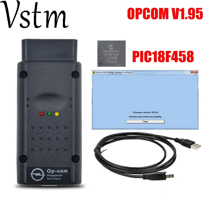 Диагностический инструмент pic18f458 Opel OP COM с чипом PIC18F458 FTDI FT232RL OBD OBD2