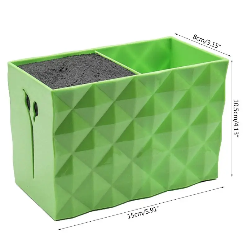 Двухрядное хранилище для ножниц пластиковый Практичный чехол стрижки Pro Salon