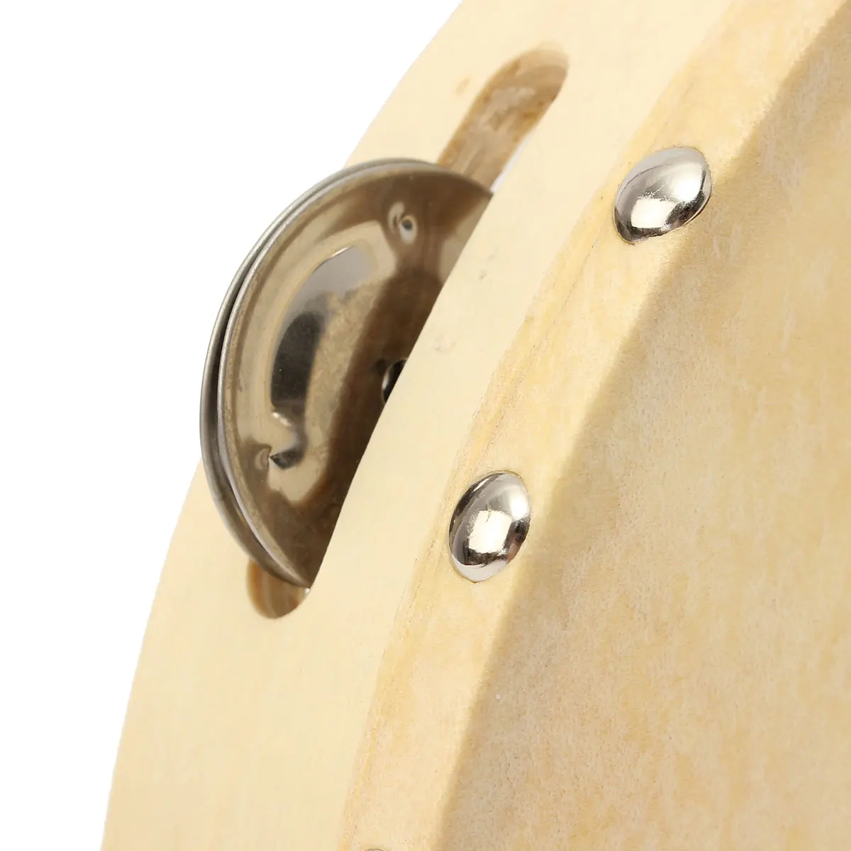 Колокольчик Деревянный Круглый ручной для детей ударная музыкальная игрушка