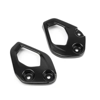 blackchrome motorcycle foot pegs heel plates guard protector for bmw r1200gs lc 2014 2017 for r1200gs adv 2014 2017