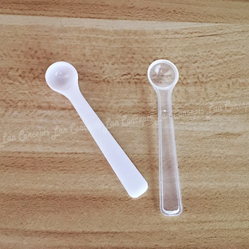 100 шт./лот 0 25 г Micro Spoon пластиковый совок 5 мл мерные совки 70x14 6x7 3 мм бесплатная