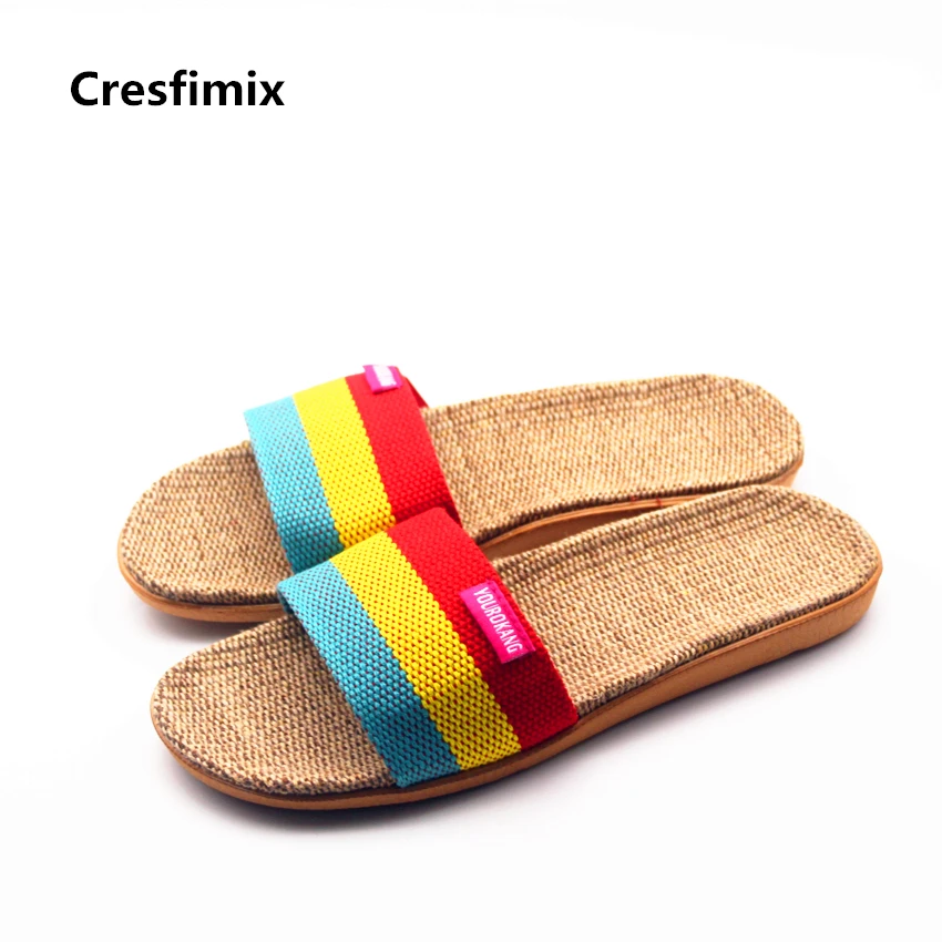 Cresfimix/женские модные и милые весенне Летние слипоны Женские повседневные уличные